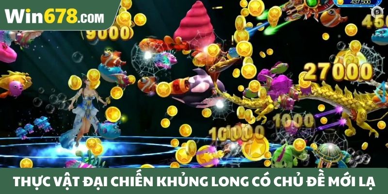 Thực vật đại chiến khủng long có chủ đề mới lạ